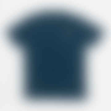 T-shirt graphique en bleu