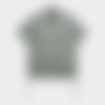Militärisches Halbärmel -Hemd - dunkler Salbei grün