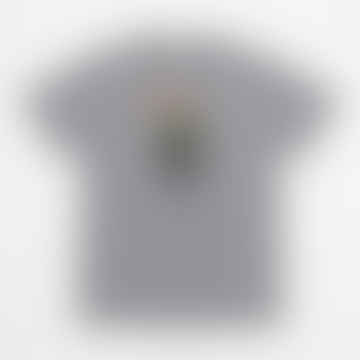 T-shirt graphique de sensation spéciale en gris