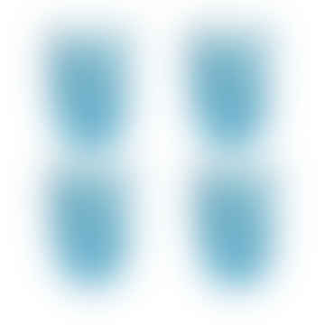 Dolce Vita Turquoise -Set von 4 Bechern
