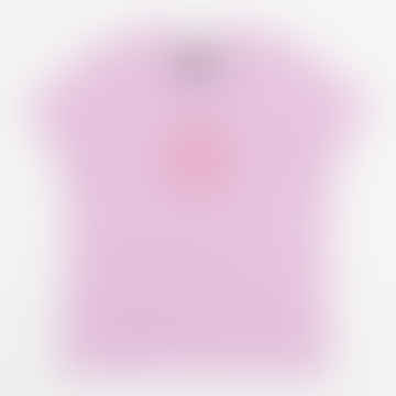 Camiseta gráfica de núcleo de mujer en rosa