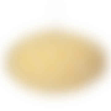 Grande crème de 80 cm et Marigold Oki Cotton Pendant Pendante