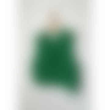 Chaleco de suéter de abuela - pimienta verde