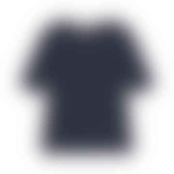 The Shirt Project Organic Baumwolle-modal-mix Shirt V-ausschnitt Halbarm