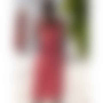 Raspberry Stripe Palma Dress