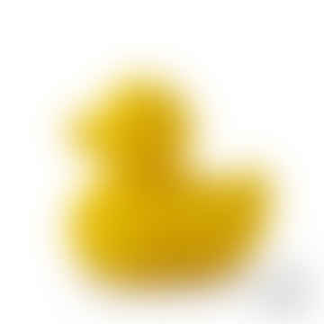 Pato de goma de hevea amarilla