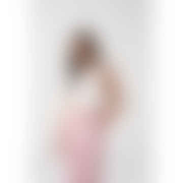 Phoebe Blouse Short Sleeve - Ecru/dusty Pink
