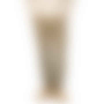 - Pantalón chino de algodón elástico con pernera delgada en beige oscuro Bg62 324152 043