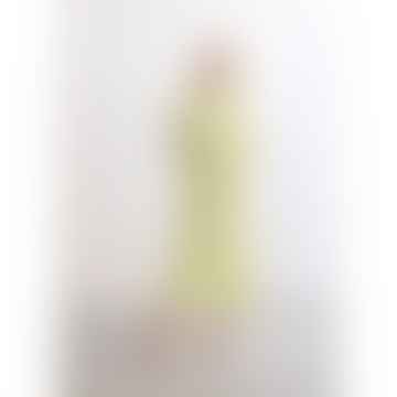 Botón de estampado floral Tada Vestido de cintura 2034 Lime