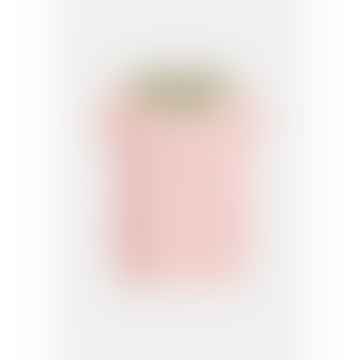 Topo de tweed sin mangas de algodón de color rosa claro