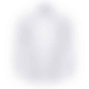- Shirt Twill White Contemporary Fit Signature - Détails de contraste géométrique 10001210600