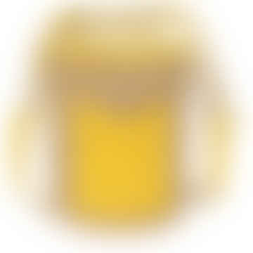12022 bolso de cubo de ratán de paja en amarillo