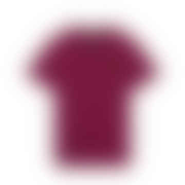 Ts400vog Plain T Shirt In Rich Burgundy