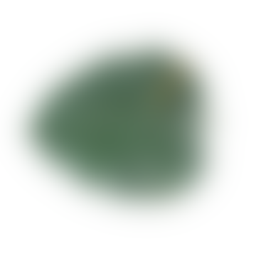 Maulbeerblatt mit Heuschrecke - grünes Steingut