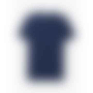 T-shirt organique classique pour hommes en bleu marin