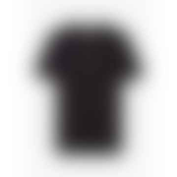 Camiseta gráfica de jersey para hombre 30/1 en negro