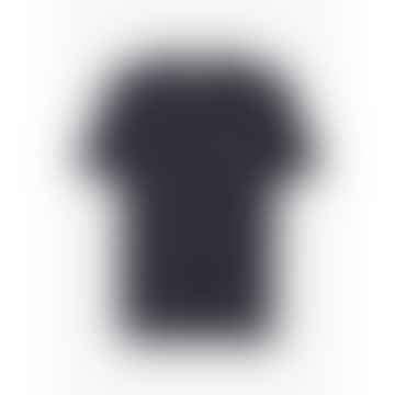 Camiseta de logo orgánico para hombre Johannes Marina oscura