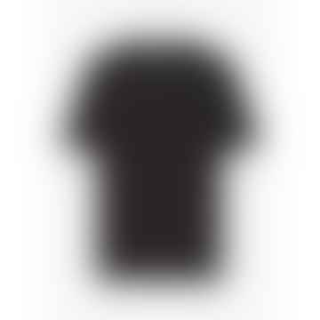 T-shirt di cotone Palmela da uomo in nero