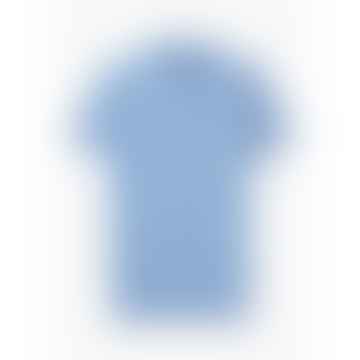 Mens Classic Pique Polo Shirt In Blue