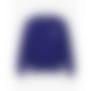 Sweat-shirt de logo pour hommes 9zero1 en bleu