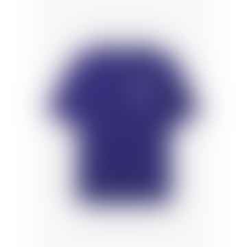 Camiseta de logotipo pequeño para hombre 9zero1 en azul