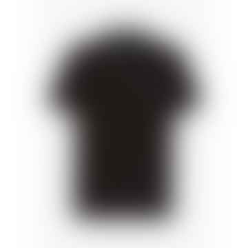 Polo da uomo con logo distintivo in nero