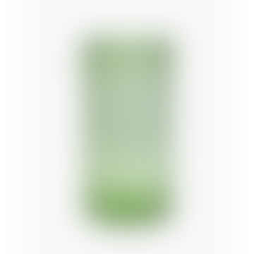 Green Transparent Waves 02 Vase by Ruben Deriemaeker