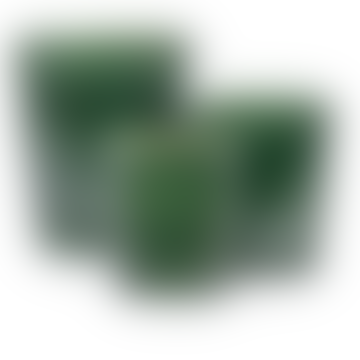 32 cm grüne Glasschatten Blumentopf