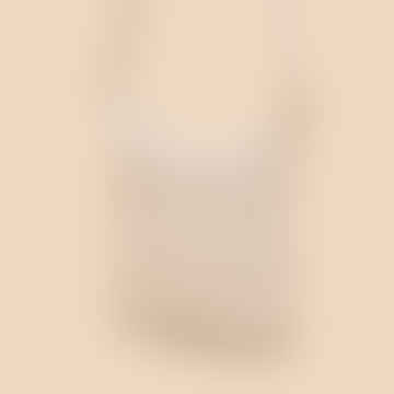 Mini bolso de cuerpo de cuero de helecho - marfil pálido