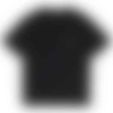 Camiseta de bolsillo de parche - negro