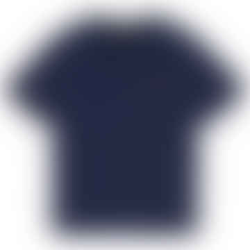 T -shirt tascabile patch - blu scuro