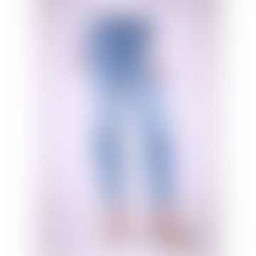 Jean hyperflexe skinny luzien pour femmes en bleu clair