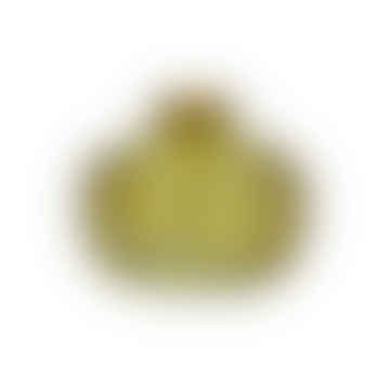 Jarrón de cebolla de vidrio amarillo de paja