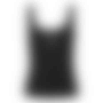 Gestuz DrewGZ Sleeveless Logo Vest Black Black