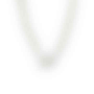Ouroboros Pearl Necklace Silver
