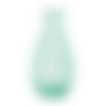 Vase de bourgeon en verre côtelé Boho vert
