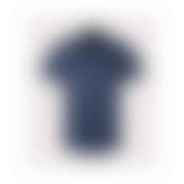 PAUL SMITH SS Abstract Dots Shirt su misura in forma Col: 50 scuro blu scuro, taglia