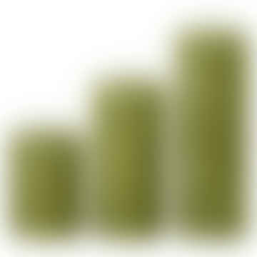 Fern Green 10x15 cm Dichiarazione Candela del pilastro rustico