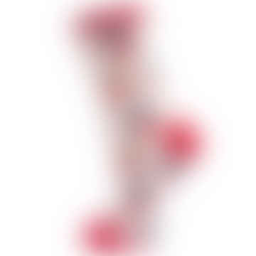 Damen Bambus Erdbeer -Knöchel -Socken Neuheit Fruchtsocken rot