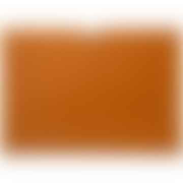 Carpeta de documentos de cuero de imitación marrón A4