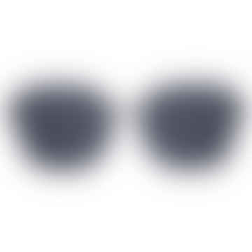 Spiral - matte schwarze Sonnenbrille