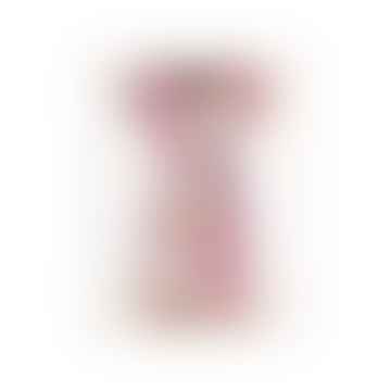 Vestido corto de pliegues con estampado psicodélico Col: blanco/rosa mul