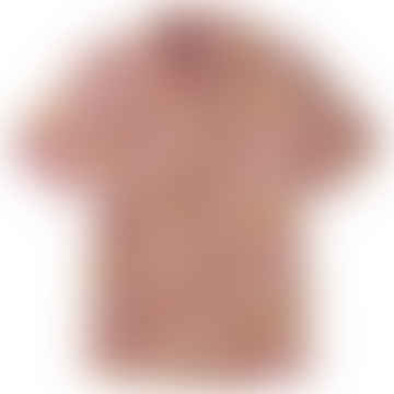 Camiseta de paso de fondo canalizando la primavera: mauva del algodoncillo