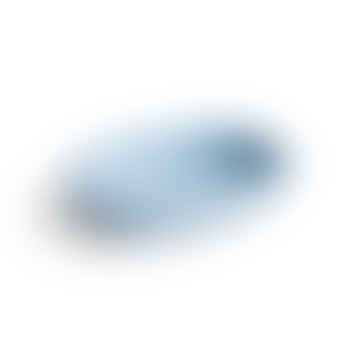 Vassoio ovale blu