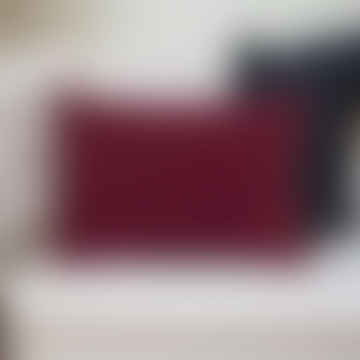 EFFON Cherry Red Velvet Cushion