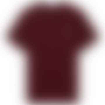 Fred Perry Crew Neck Tee Oxblood