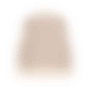 Slravalina Stripe Pullover | Weiß und Walnuss