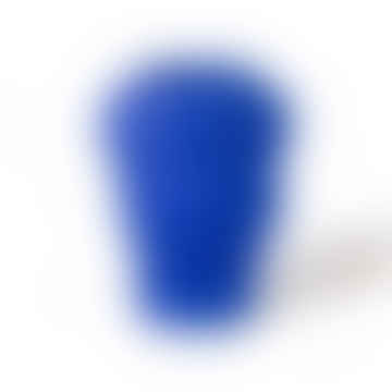 Vaso di terracotta uomo blu