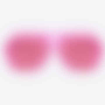 Cincuenta gafas de sol de color rosa/rubor brillante