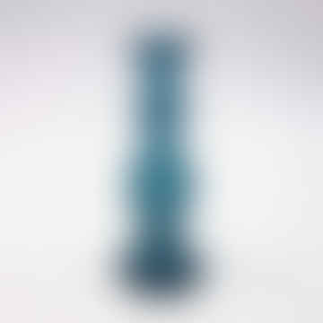 Recyclingglas Kerzenhalter - blau
